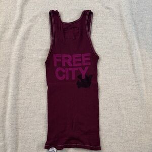 Freecity Burgundy Tank Top